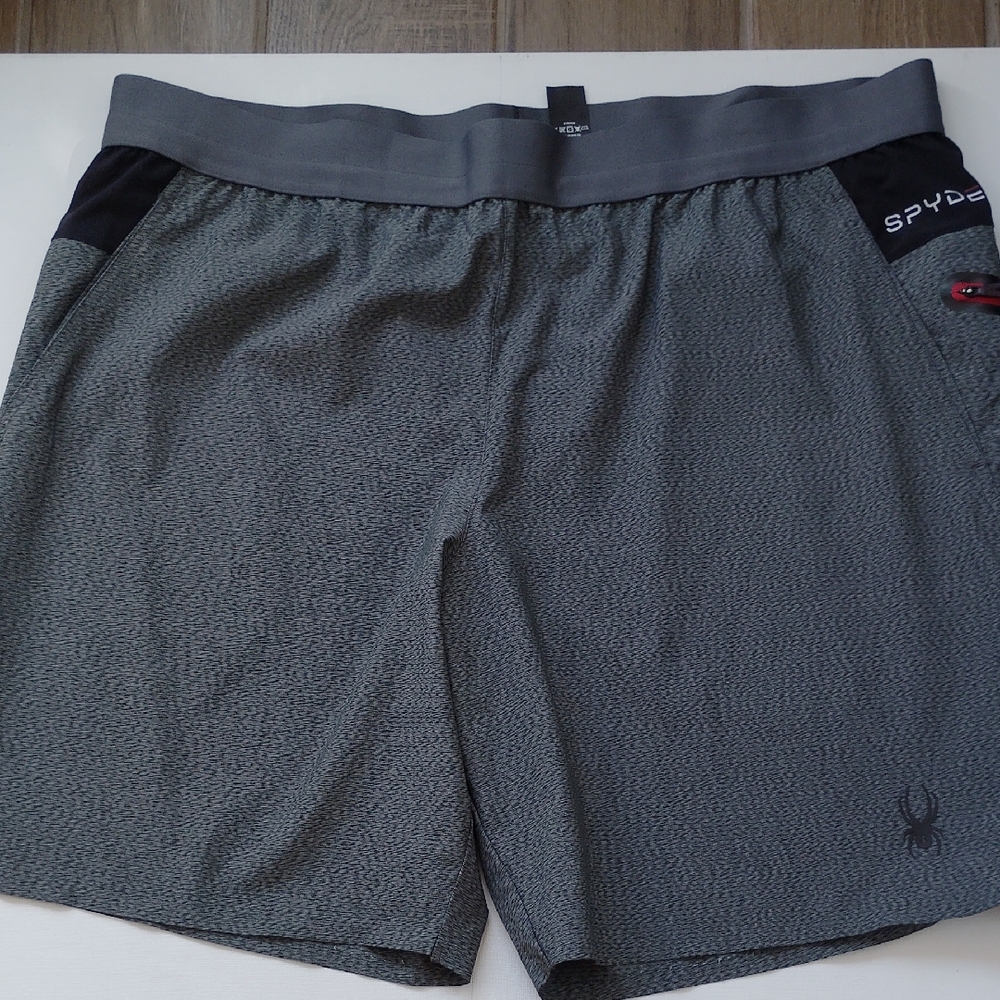Spyder Active Mens Performance Shorts Sz XXL Proweb Athletic Workout Training